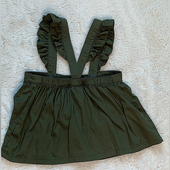 CARTERS OLVIE GREEN INFANT GIRLS ROMPER - Picture 2 of 4